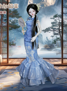 四分bjd娃娃Sophia韶菲新中式古风国潮树脂sd玩偶站立稳当手工女