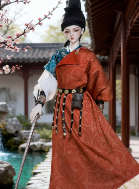 原创bjd男娃承瑾四分sd玩偶关节可动树脂唐代妆造全套古风小王爷