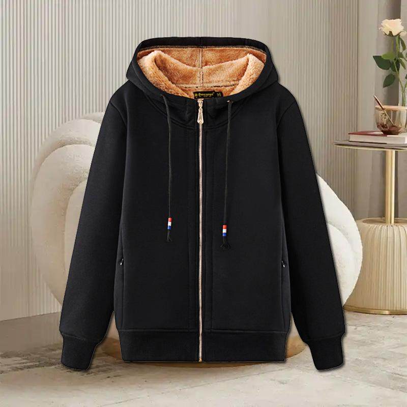 宽松连帽卫衣女2024秋冬新款运动外套200斤大码胖mm显瘦保暖开衫,女装/女士精品,卫衣/绒衫,淘宝优惠券,粉丝福利购,淘宝优惠卷