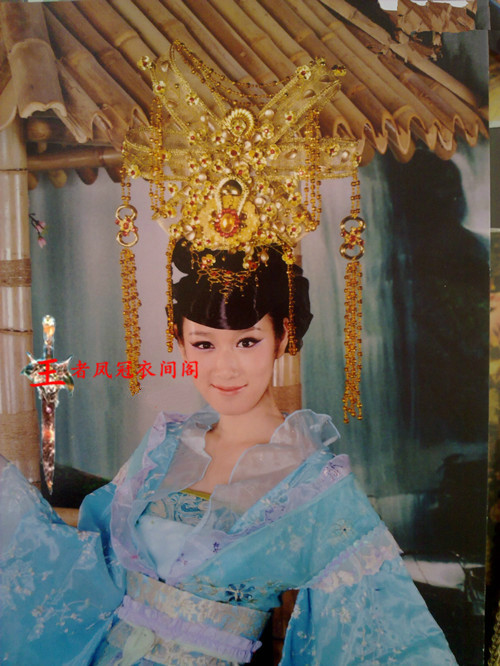 古装女头饰贵妃华丽头饰凤冠古装女发饰新娘中式结婚发饰凤冠头饰