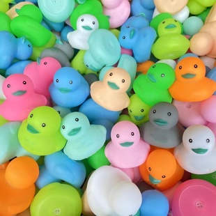 蓝嘴鸭正版小黄鸭批发邻里手打柠檬茶小鸭子定制奶茶店礼品玩具