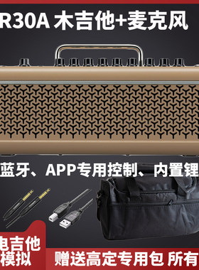 YAMAHA雅马哈音箱THR30A木吉他原声民谣吉他充电无线蓝牙内录音响
