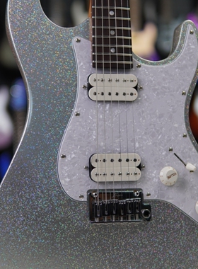 Keipro KS350银色电吉他入门/进阶双双可切单拾音器电吉他摇滚