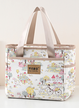 卡通饭盒袋大容量铝箔保温袋学生带饭包上班便当袋大号午餐包饭兜