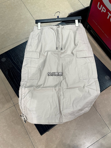 正品Converse匡威女子春夏纯色户外多口袋工装风半身裙子10026794
