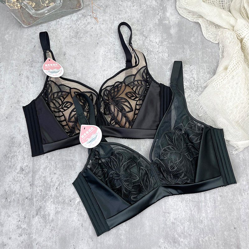 袔苡莥国风复古水晶杯软圈刺绣蕾丝兔耳朵果冻胶bra气质显瘦内衣,女士内衣/男士内衣/家居服,文胸套装,淘宝优惠券,粉丝福利购,淘宝优惠卷