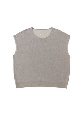 温酒 VV 24SS 中村日潮宽松打底运动作旧纯色坎肩马甲短袖T恤背心