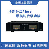 永恒之音A3Pro升级版 高保真发烧甲类HiFi家用音响大功率后级功放