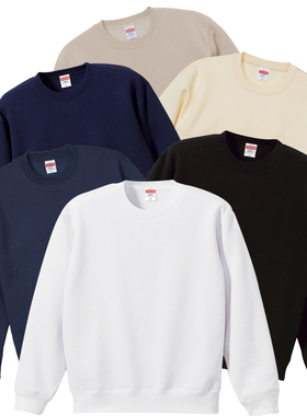 United Athle日本加绒卫衣男装冬季厚款保暖宽松学生情侣外套5928