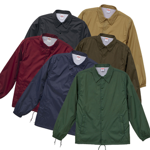 官网实拍United Athle休闲骑行教练夹克男女外贸防水透气情侣外套