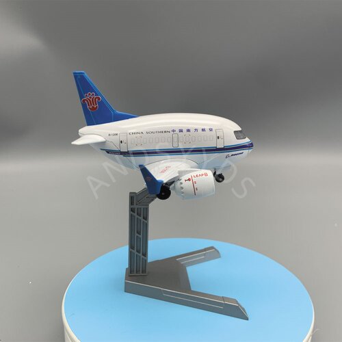 Q版南航737客机合金模型