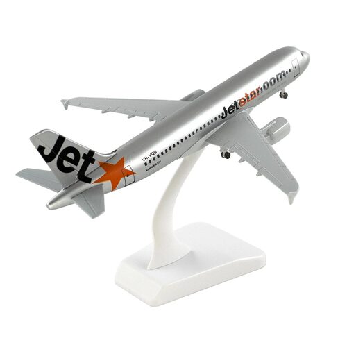 20CM A320捷星航空空客机飞机模型合金仿真书桌摆件飞机模型装饰