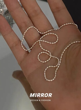 925银米珠链女爆款项链