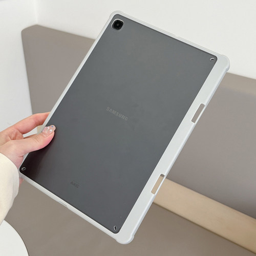 三星tab S10+保护套S8+12.4平板S6LITE简约10.4带笔槽A9+11寸磨砂亚克力S7FE适用S9FE+硬壳S7/S8/S9防弯X700