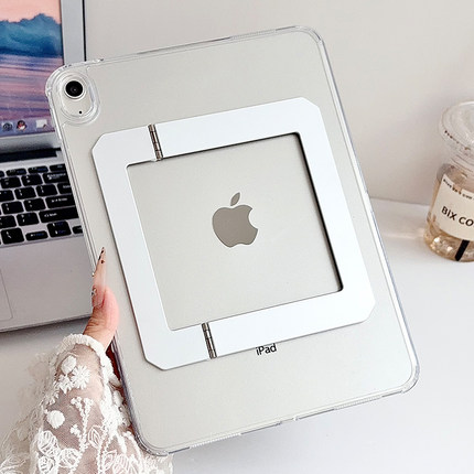 亚克力ipad12保护壳Air8支点壳11寸2026款pro13高透11代外壳air65硬壳mini7金属支架苹果987代轻薄10.2寸适用