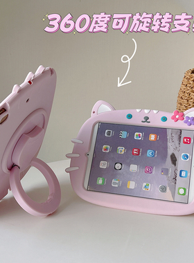 M6适用2023新款华为平板matepadpro后壳ags5w00荣耀8/7保护套metepad11旋转支架10.8寸硅胶V8pro畅享2外套se