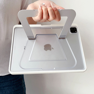 支点壳2025新款iPadair7/6保护壳苹果ipad第11代防摔弯2021款9代10.2寸带笔槽亚克力10全包mini7透明13寸适用