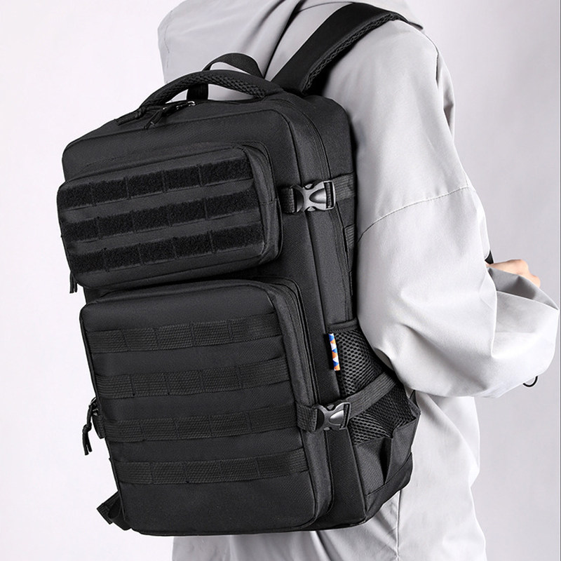 户外迷彩战术双肩包男女通勤电脑包休闲徒步旅行背包中小学生书包