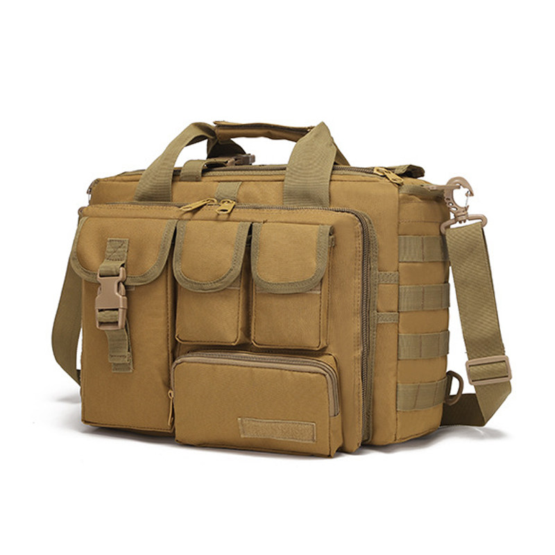 多功能户外工具包男军迷彩手提单肩电脑包斜挎包耐磨防水学生书包