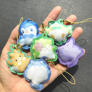 【来嘛英雄出品】宝可梦泡泡球挂件谢米耿鬼波加曼海豹球木木枭