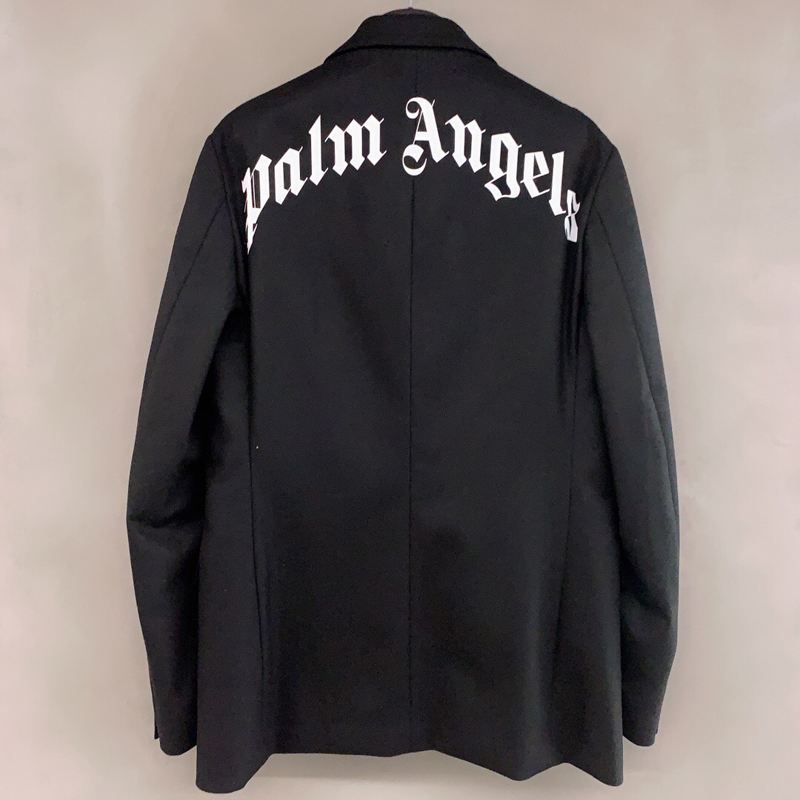 Palm Angels 新款背印经典字母LOGO西装男士休闲单西