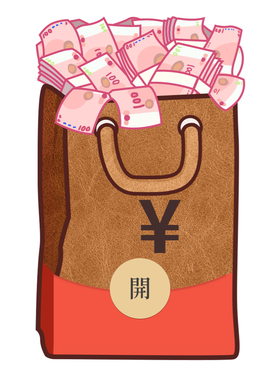 IKLUO/发财礼袋 微信红包封面VX电子红包皮肤高级创意2026新款