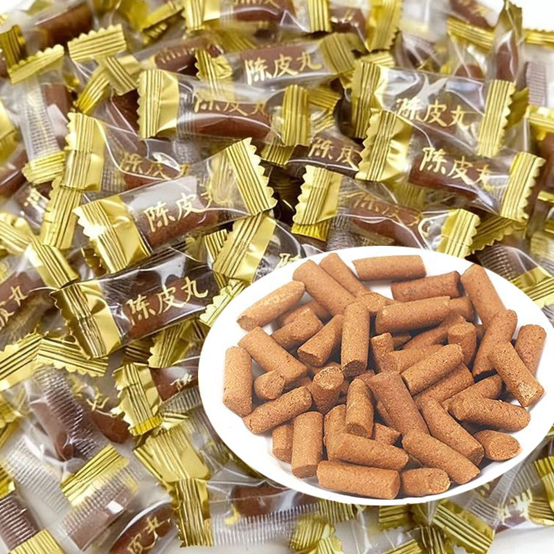 陈皮糖甘草咸话梅丹老式山楂陈皮丸糖果零食金桔丸散装独立包装