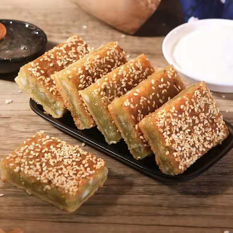葱油饼广东潮州特产潮汕小吃捞饼猪油饼猪肉馅饼广式油饼猪油葱饼