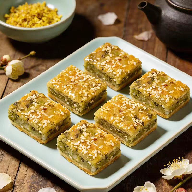 广东潮州特产葱油饼茶点心地方特色手工零食小吃糕点广式潮汕葱饼