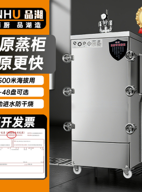 品湖高原高压蒸饭柜商用燃气电蒸箱西藏食堂燃气蒸柜压力蒸饭车