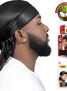 durag包头帽长尾帽海盗帽嘻哈帽hiphop系带头巾Asen同款帽子热卖