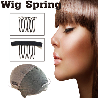 taobao agent 6 Tooth Network Catcame Comb Wiggle Card Stainless Steel Wig Wig Wig Cap Clips Human