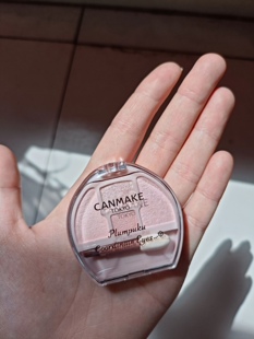 砍妹依旧砍妹 太可爱了 canmake井田卧蚕盘泪袋盘眼影珠光02提亮