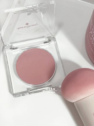 冷门淡颜灰粉色 橄榄皮真的会谢 ators花嫁马车腮红哑光v07收缩色