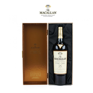 单一麦芽威士忌洋酒 瓶 苏格兰斯佩塞麦卡伦25年FINE OAK橡木瓶装