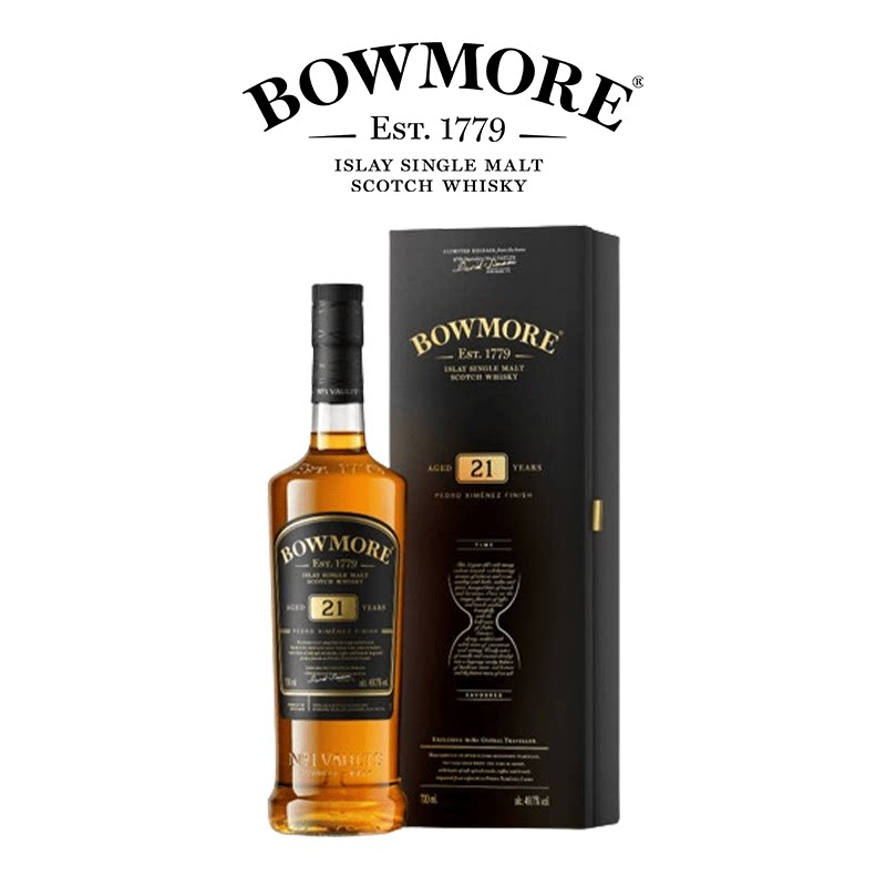 波摩 Bowmore 21年酒庄限量款px雪莉桶麦芽威士忌洋酒进口正品