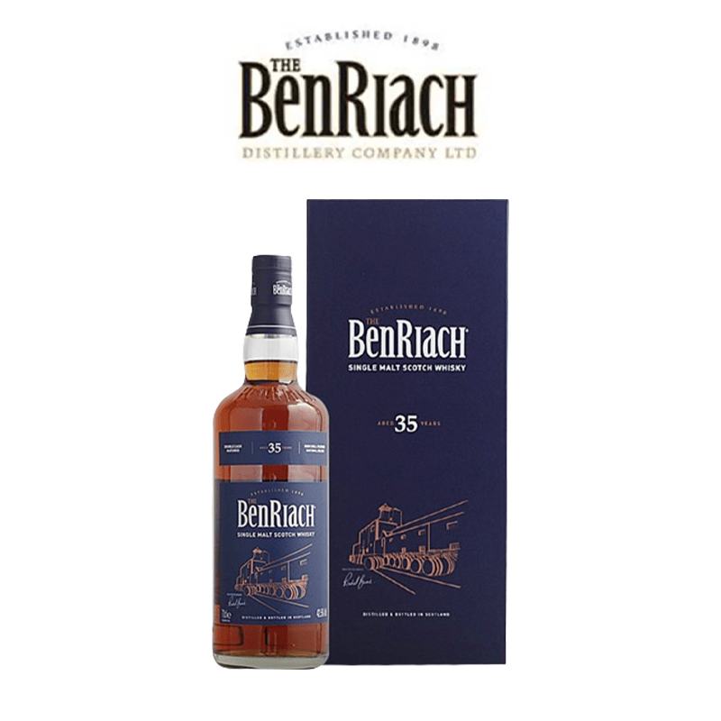 本利亚克35年苏格兰单一麦芽威士忌英国原装进口洋酒42.5度
