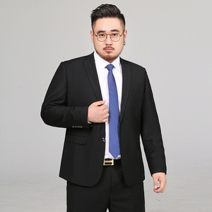 M-10XL西服套装男士三件套西装西服西裤衬衣正装加肥大码189-P235图片