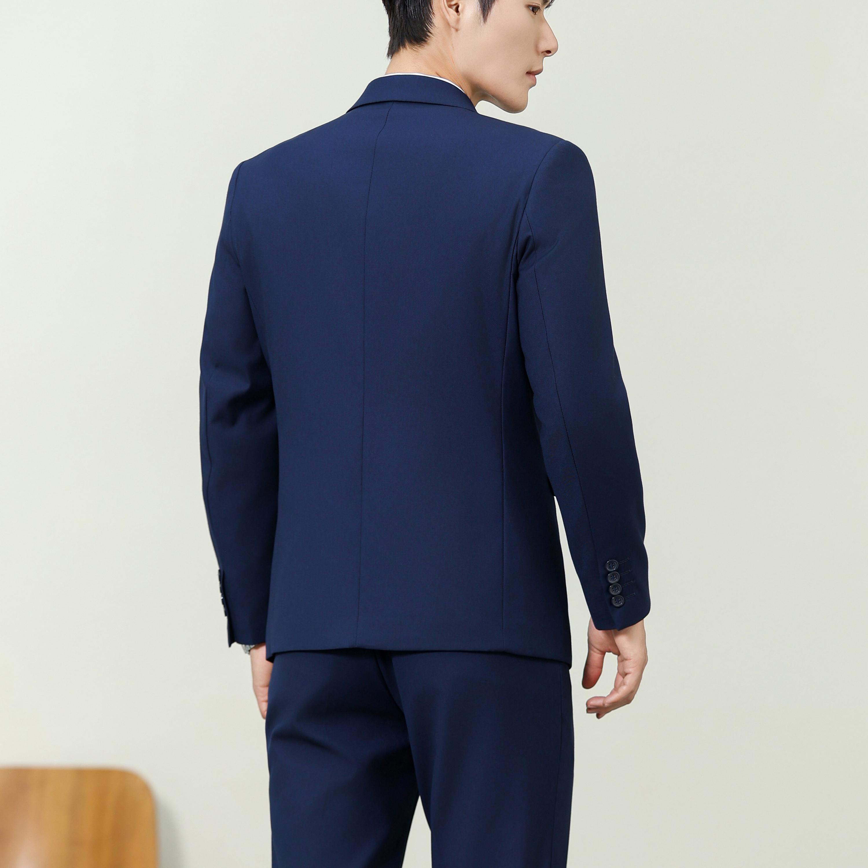 西服三件套西装三件套460克面裤含外套马夹裤子XZ3001P165,男装西服套装,星座802