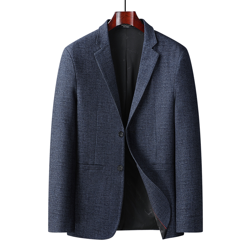 2XL-8XL春装新款大码西服毛料休闲小西服外套胖哥上衣2368P165,男装西服,星座802