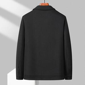 XL-8xL 翻领夹克男士外套秋冬宽松休闲大码夹克男装上衣2038P110图片
