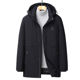 L-7XL内胆可脱卸羽绒衣90%绒中长款羽绒服加肥加大码2259-P255，男装羽绒服，星座802