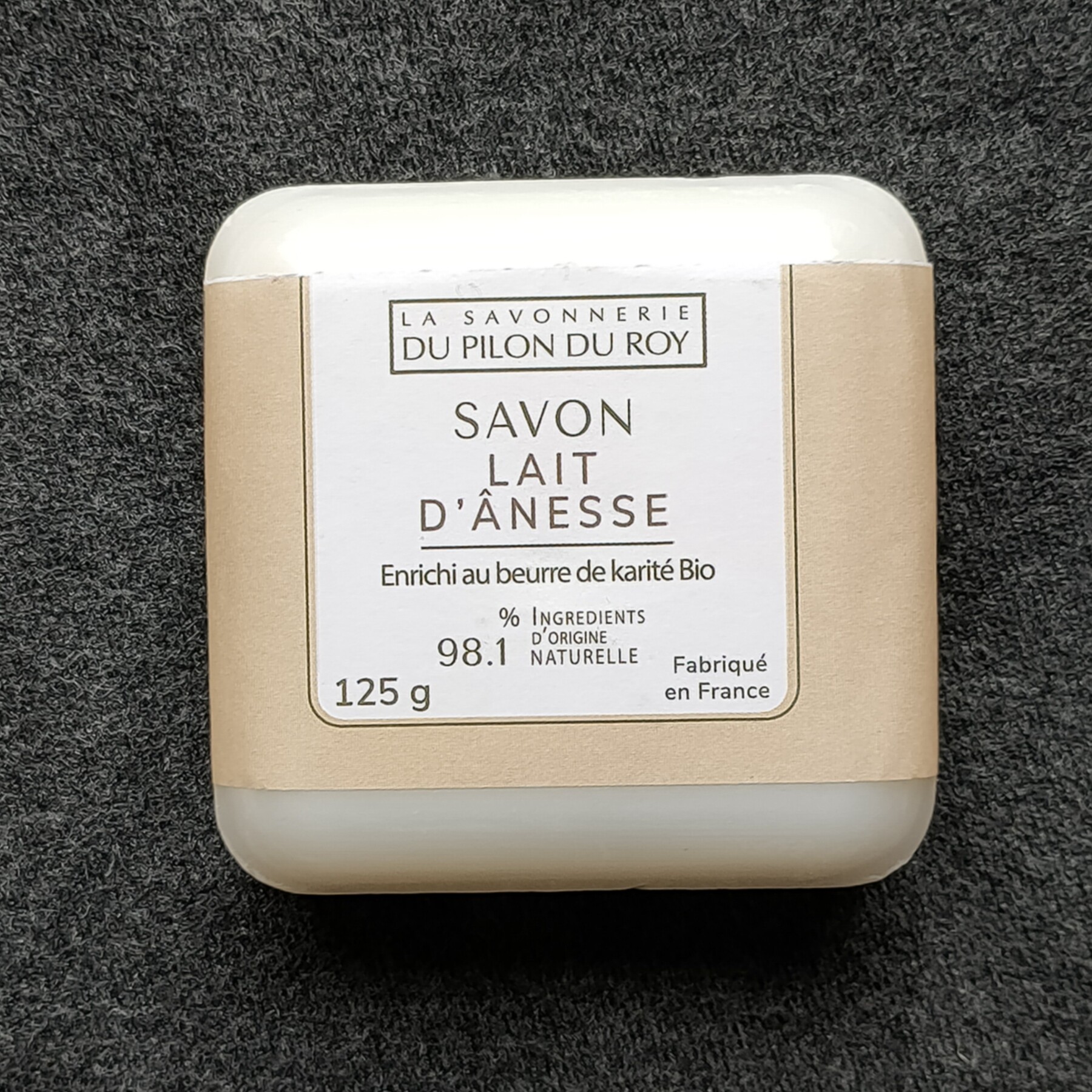 【现货】125g 法国pilon du roy天然驴奶身体皂保湿滋养修复香皂