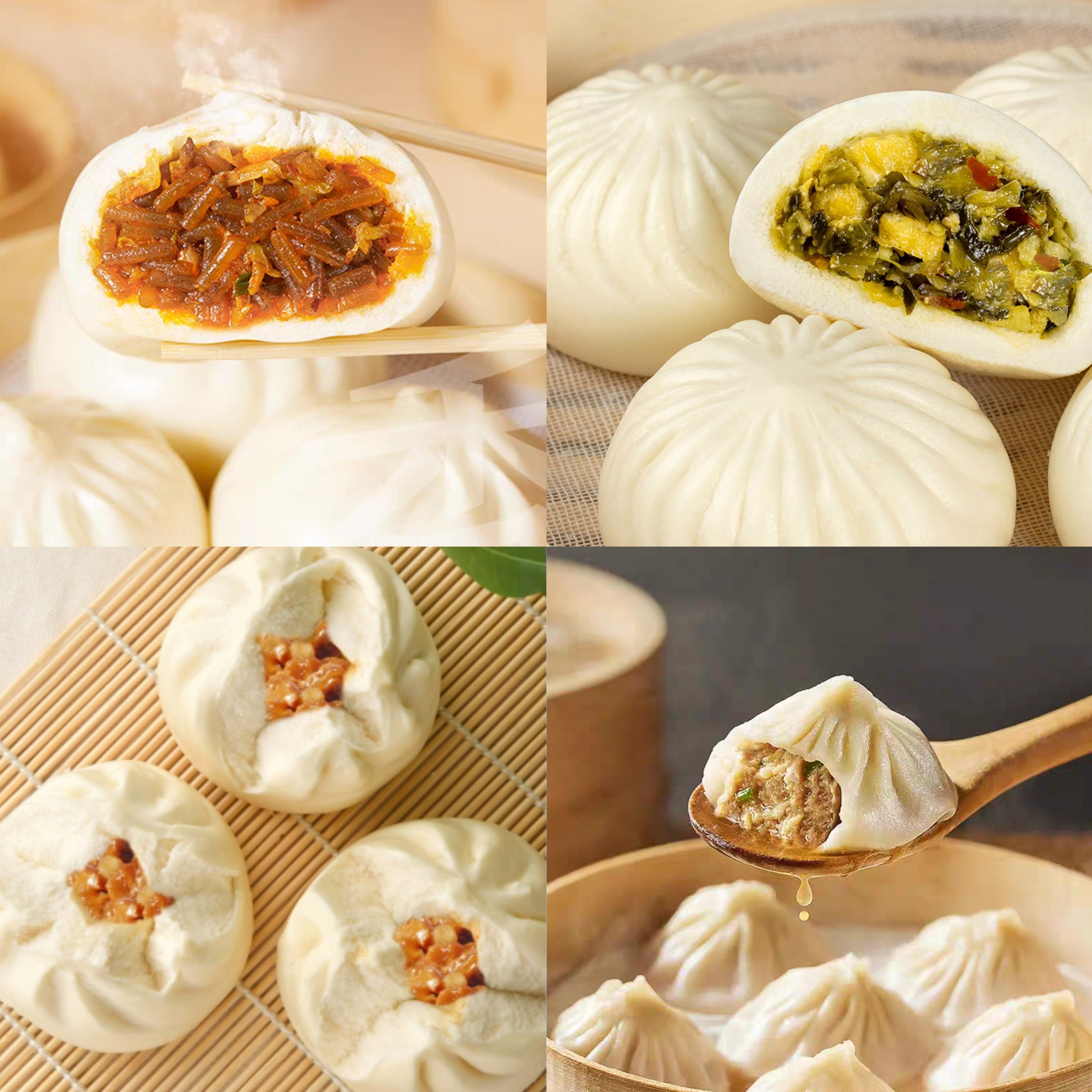 星派粤点广式早茶叉烧包包点面食图片