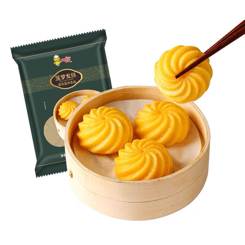 阿诺菠萝发糕400g包点10个图片