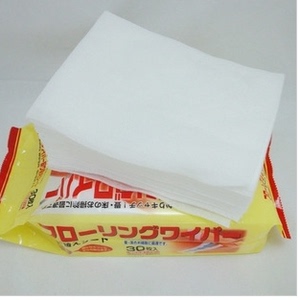 300片静电除尘纸日文静电吸尘纸一次性粘毛除尘拖把纸