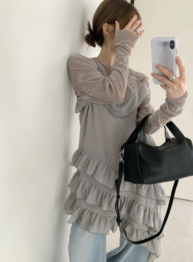 希宥HOUSE 冬日氛围感叠穿神器连衣裙