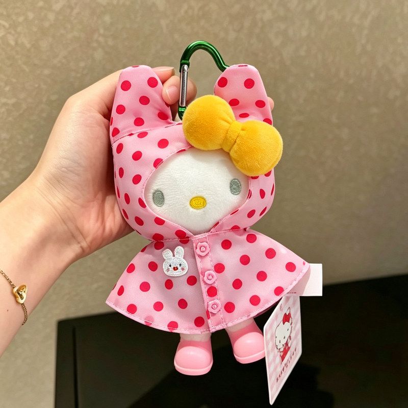 正版雨衣helloKitty包包挂件卡通图片