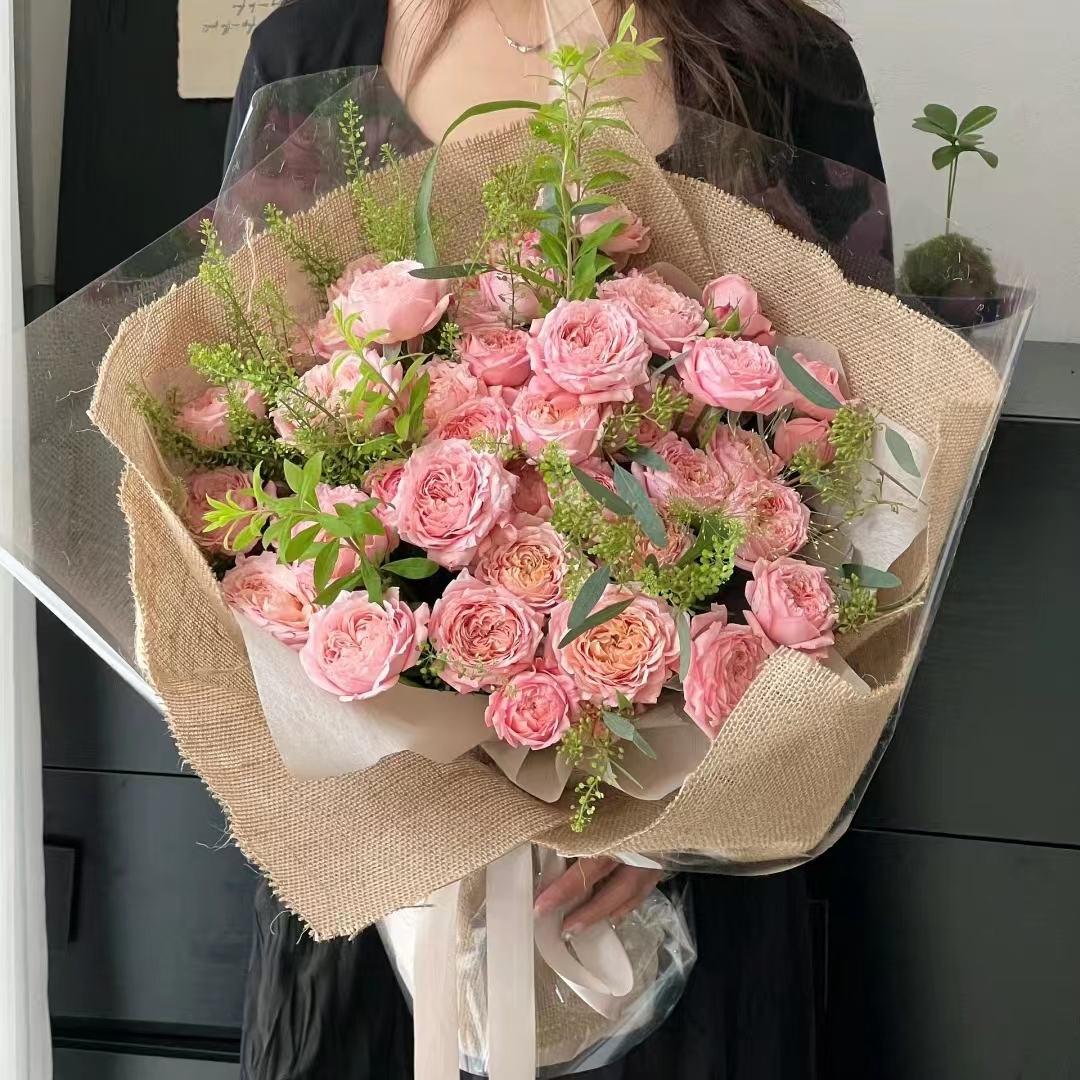 朱丽叶塔玫瑰法式花束生日送花