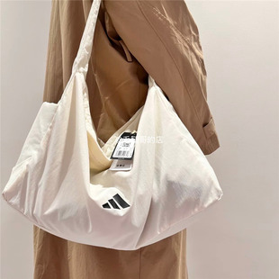ADIDAS阿迪达斯男女同款单肩手拎斜跨包大容量可调节收纳包JY4771